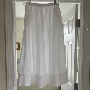 Jenni Kayne White Maxi Skirt